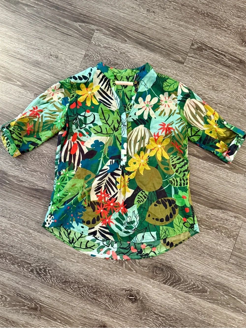 Vilagallo Jungle Print Shirt